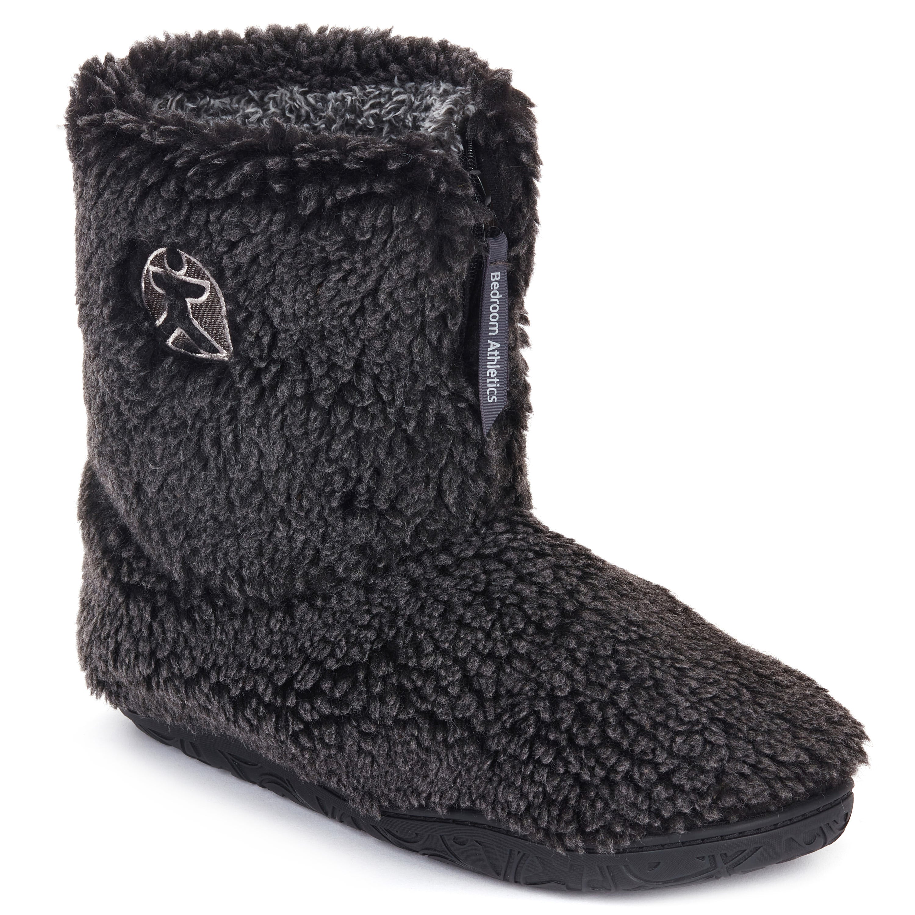 Gosling - Snow Tipped Sherpa Men's Slipper Boot - Washed Black – Bedroom  Athletics